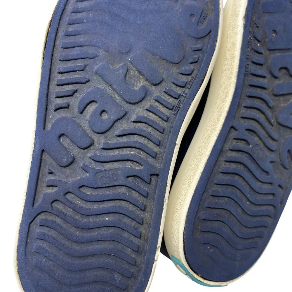 Native‎ Kids Jefferson Slip-On Shoes C10 Navy Blue & White Water Summer Shoe 2